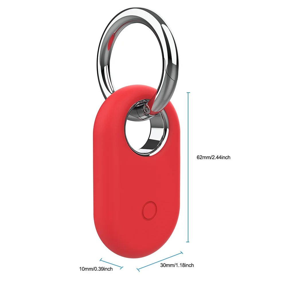 For Samsung Galaxy SmartTag 2 Locator Tracker Case Keychain Anti-Scratch Protective Skin Cover For Smart Tag Tracker Holder