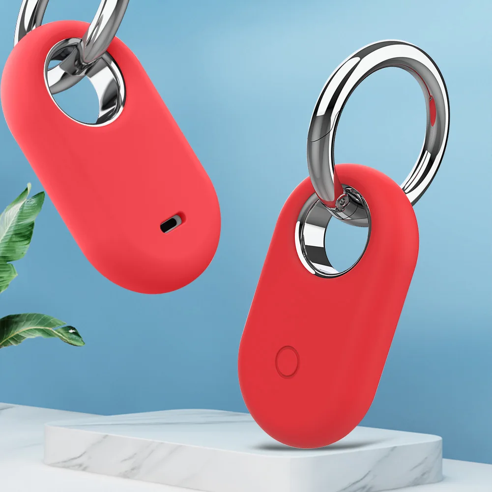 For Samsung Galaxy SmartTag 2 Locator Tracker Case Keychain Anti-Scratch Protective Skin Cover For Smart Tag Tracker Holder