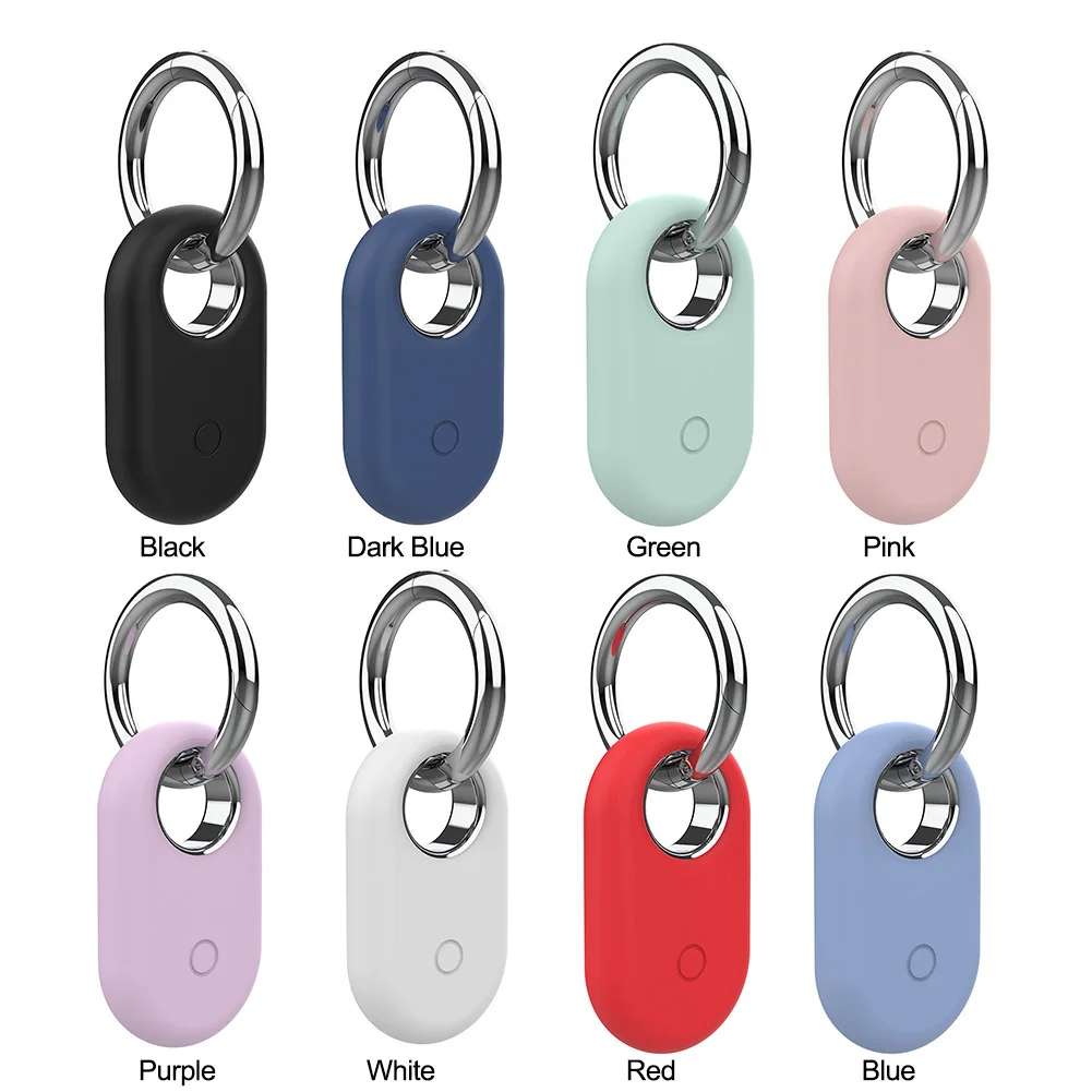 For Samsung Galaxy SmartTag 2 Locator Tracker Case Keychain Anti-Scratch Protective Skin Cover For Smart Tag Tracker Holder