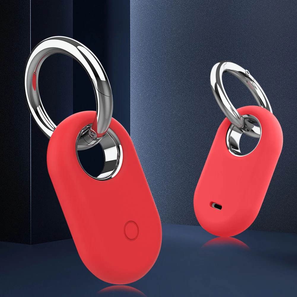 For Samsung Galaxy SmartTag 2 Locator Tracker Case Keychain Anti-Scratch Protective Skin Cover For Smart Tag Tracker Holder