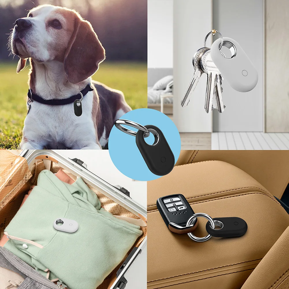 For Samsung Galaxy SmartTag 2 Locator Tracker Case Keychain Anti-Scratch Protective Skin Cover For Smart Tag Tracker Holder