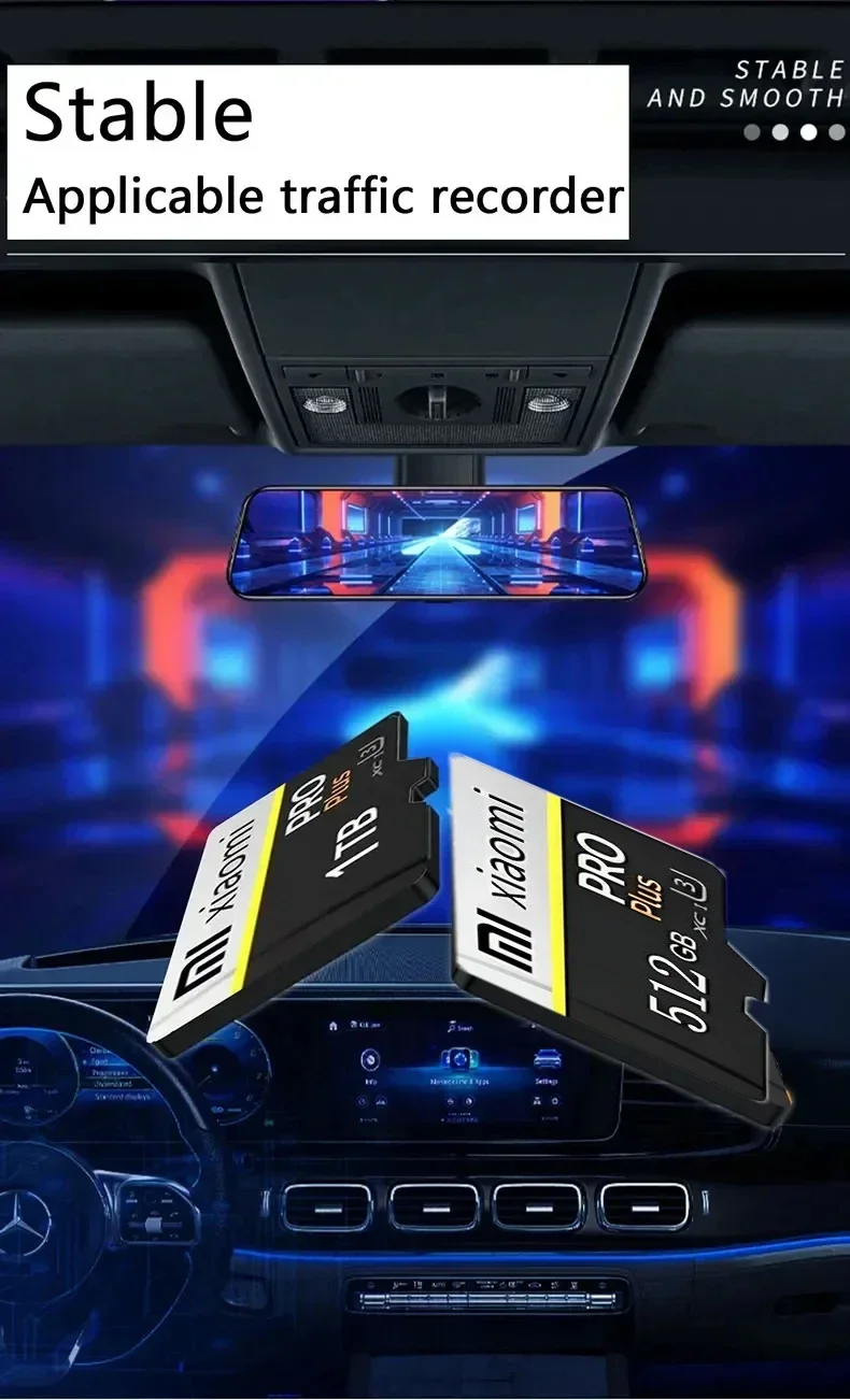 Xiaomi Real Capacity SD Memory Card 2TB Micro TF Card 1TB 512GB Micro Tarjeta SD Cards 128GB 256GB For Nintendo Switch PC Phone