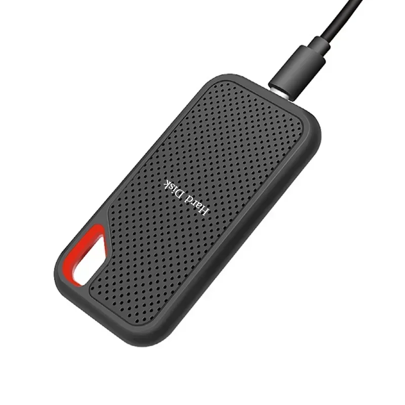 4TB Mini Portable SSD External Hard Drive Hardware Storage USB-C - Password Protection & Ultra Lightweight for Office/Security
