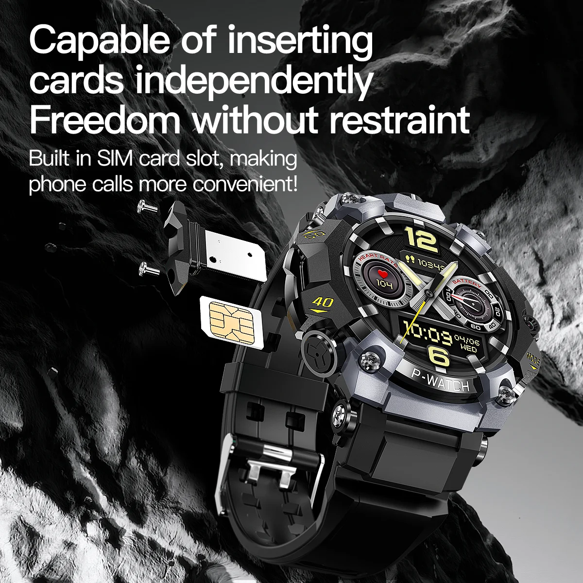 GoldenSpike 4G Sim Card Smart Watch 200W+800W Dual Camera GPS tracking Video Calling Android Watch Phone Wifi Connect Download