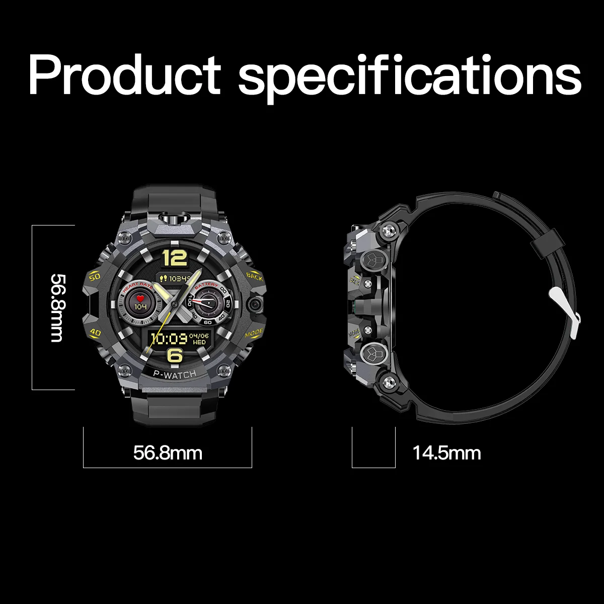 GoldenSpike 4G Sim Card Smart Watch 200W+800W Dual Camera GPS tracking Video Calling Android Watch Phone Wifi Connect Download