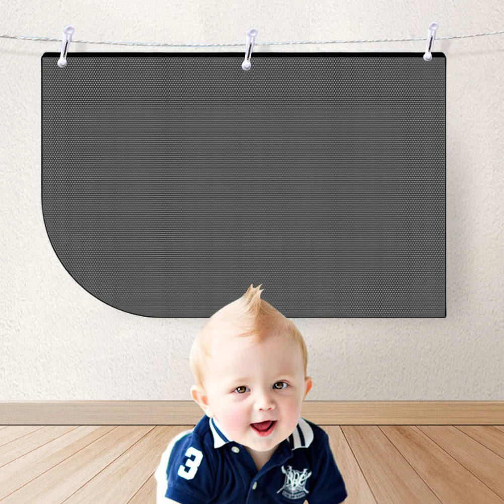 Rear Side Window Sunshade Cover Repellent Mosquito Mesh Net Car Window Sunshade Rear Window Mesh Sun Visor Auto Accessories