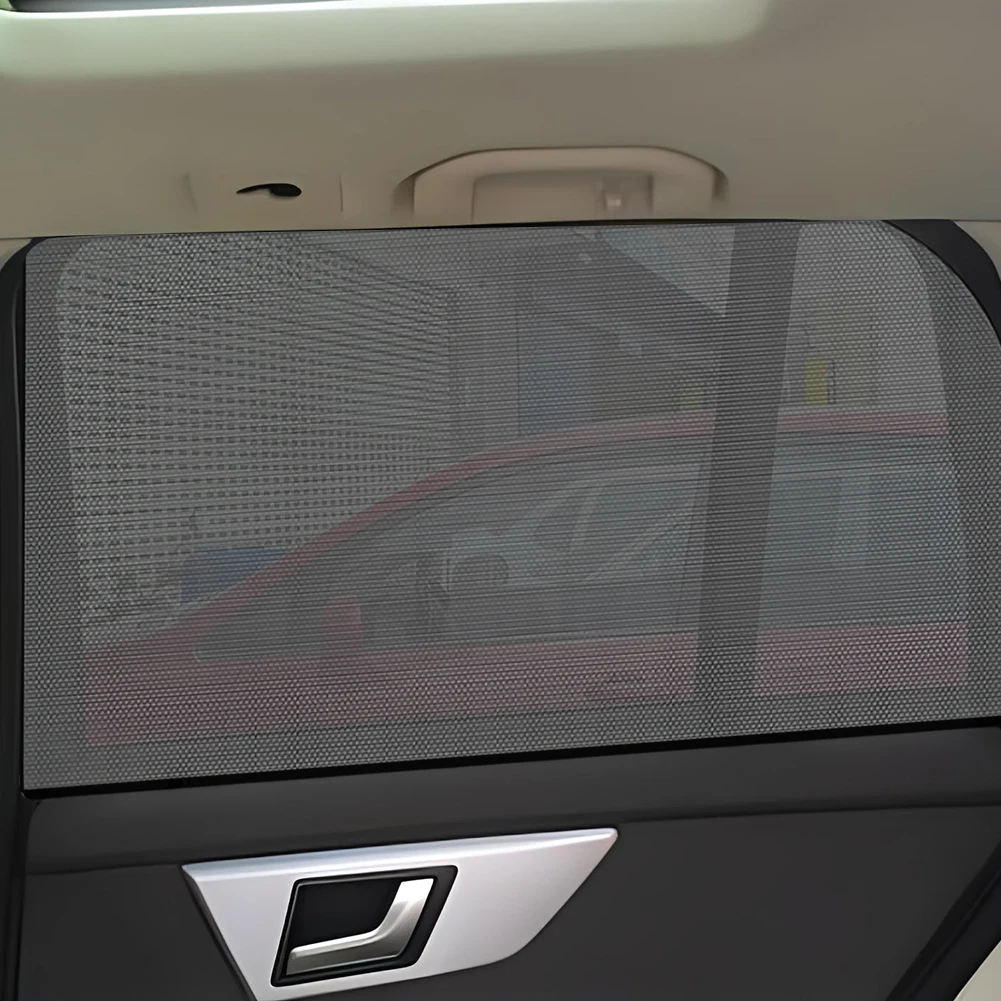 Rear Side Window Sunshade Cover Repellent Mosquito Mesh Net Car Window Sunshade Rear Window Mesh Sun Visor Auto Accessories