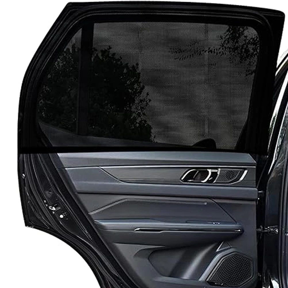 Rear Side Window Sunshade Cover Repellent Mosquito Mesh Net Car Window Sunshade Rear Window Mesh Sun Visor Auto Accessories