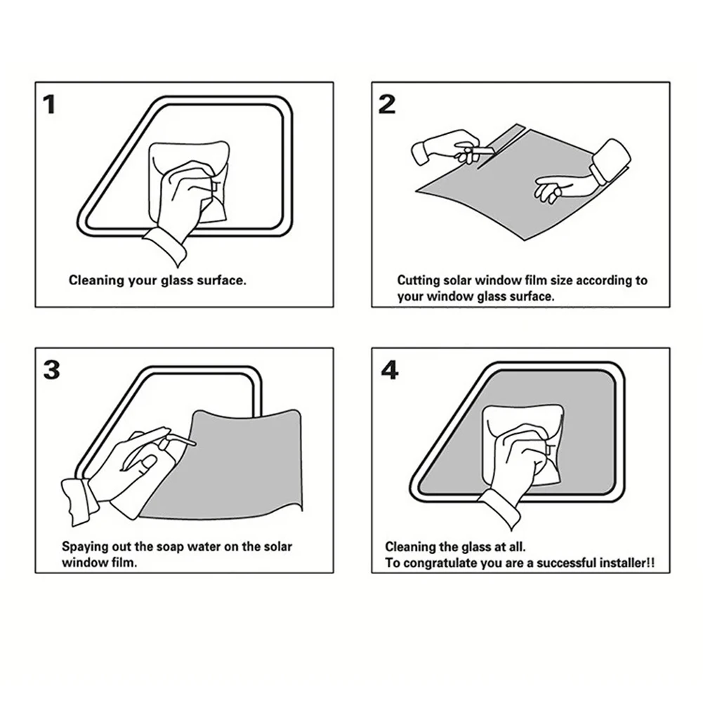 1/2 Set Sun Shading Film Car Glass Tinting Film Window Tinting Film 1/5/15/25/35/50 Percent Glass for Car UV Protection