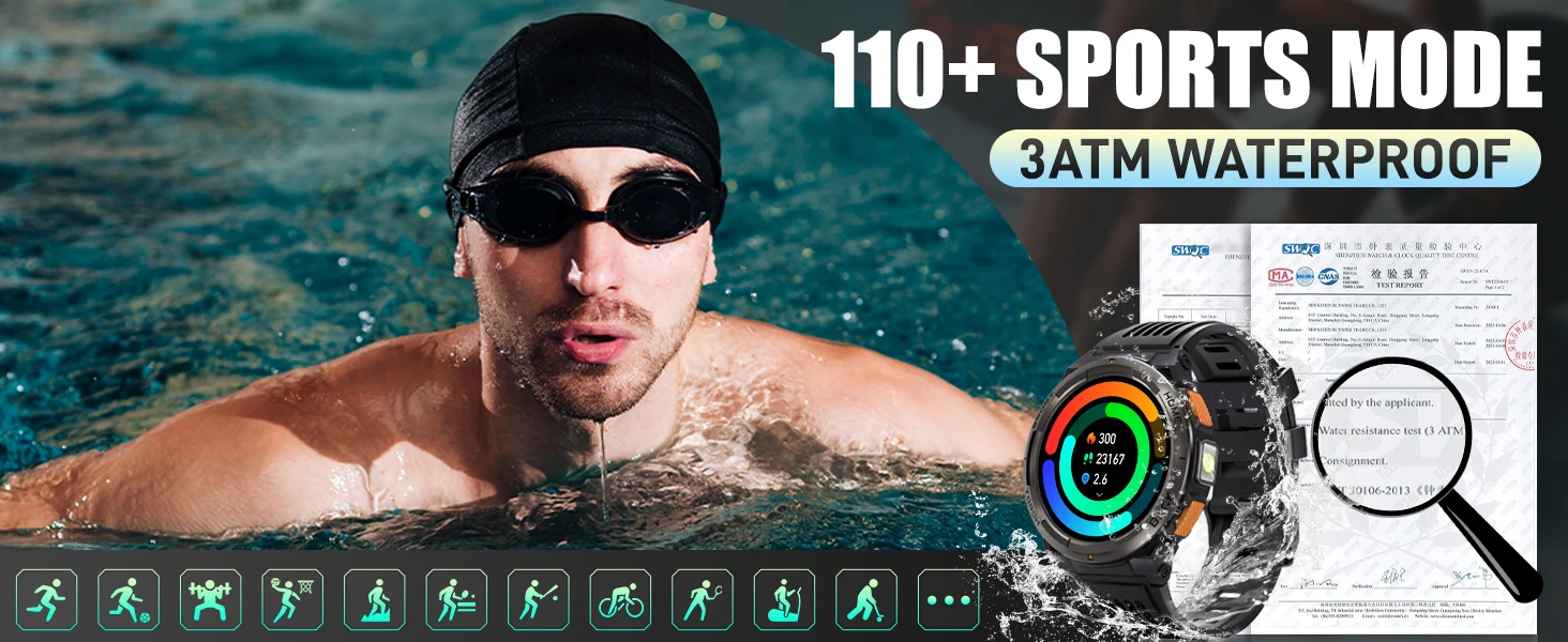 Smart Watch KE5 2024 3ATM Waterproof Original Design Sports Watch With Compass And Altitude Barometer Flashlight Call Smart Watch KE5 2024 3ATM Waterproof Original Design Sports Watch With Compass And Altitude Barometer Flashlight Call