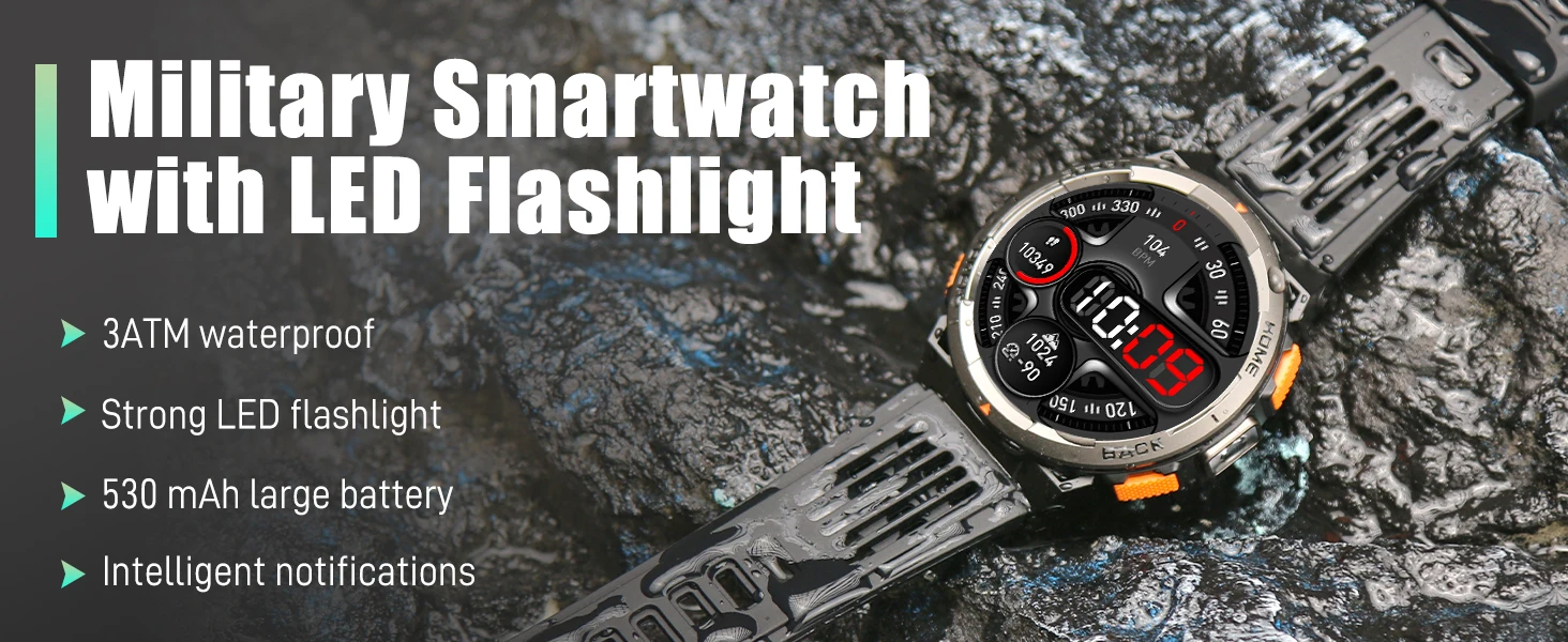 Smart Watch KE5 2024 3ATM Waterproof Original Design Sports Watch With Compass And Altitude Barometer Flashlight Call Smart Watch KE5 2024 3ATM Waterproof Original Design Sports Watch With Compass And Altitude Barometer Flashlight Call