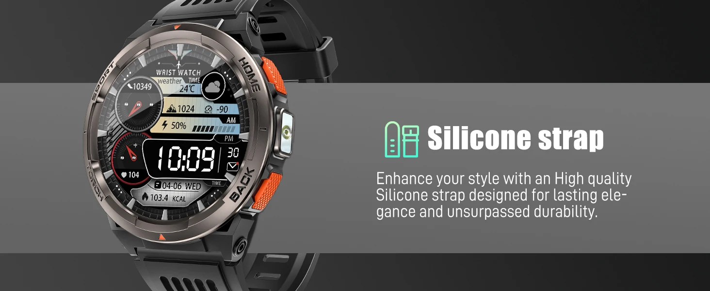 Smart Watch KE5 2024 3ATM Waterproof Original Design Sports Watch With Compass And Altitude Barometer Flashlight Call Smart Watch KE5 2024 3ATM Waterproof Original Design Sports Watch With Compass And Altitude Barometer Flashlight Call