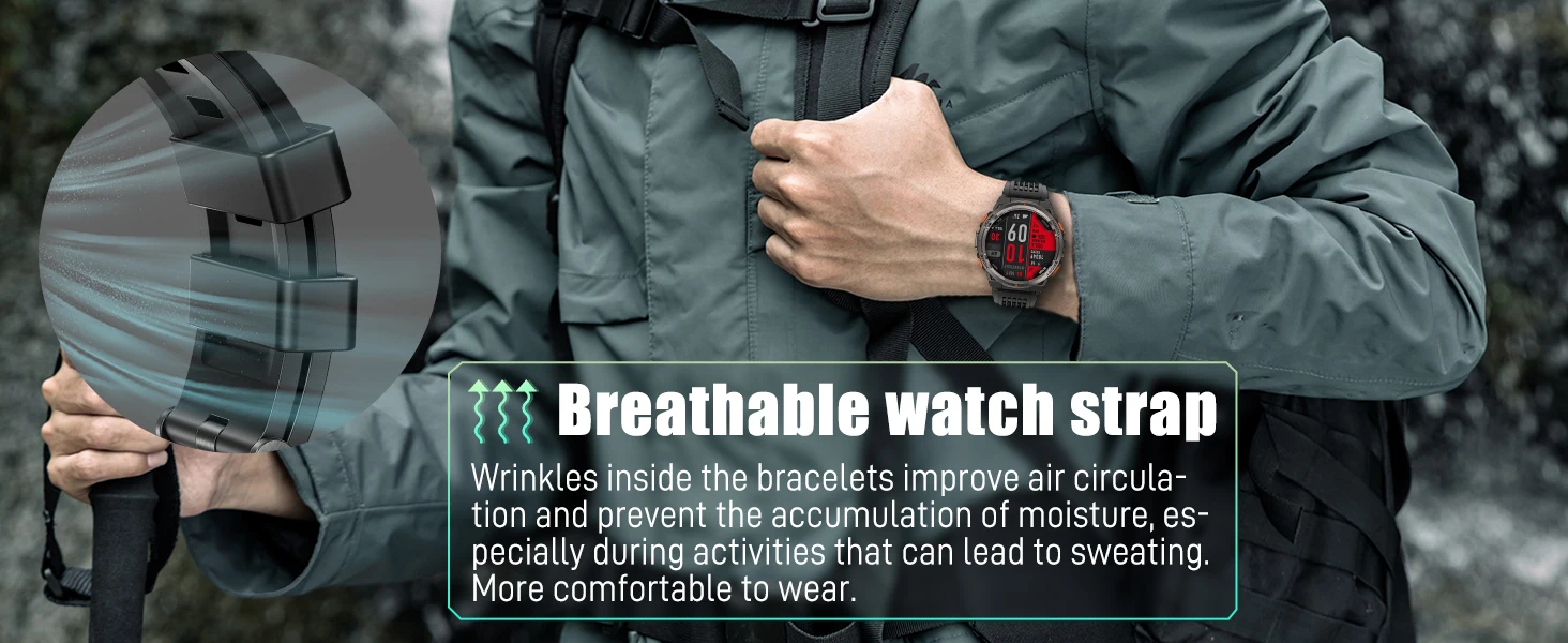 Smart Watch KE5 2024 3ATM Waterproof Original Design Sports Watch With Compass And Altitude Barometer Flashlight Call Smart Watch KE5 2024 3ATM Waterproof Original Design Sports Watch With Compass And Altitude Barometer Flashlight Call