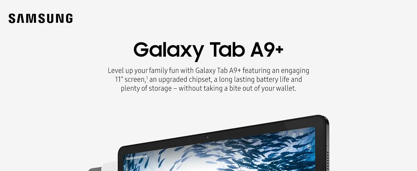 SAMSUNG Galaxy Tab A9 plus Tablet 11” 4+64GB Android Tablet, 2.2GHz, 1.8GHZ A9+ Tablo Quad Speakers,Slim X210 WiFi Vision SAMSUNG Galaxy Tab A9 plus Tablet 11” 4+64GB Android Tablet, 2.2GHz, 1.8GHZ A9+ Tablo Quad Speakers,Slim X210 WiFi Vision